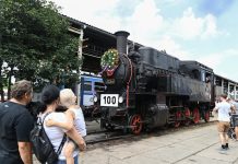 Na dni železnice ve Valašském Meziříčí se slavily narozeniny parní lokomotivy