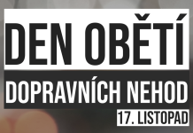 Na silnicích do konce října zemřelo 385 lidí, třetí listopadová neděle již tradičně uctí památku dop