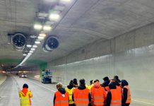 Exkurze studentů VŠTE na stavbě dálnice D3 v úseku Úsilné – Hodějovice