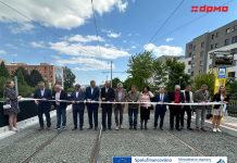 Slavnostní předání modernizované tramvajové trati Nová Ulice