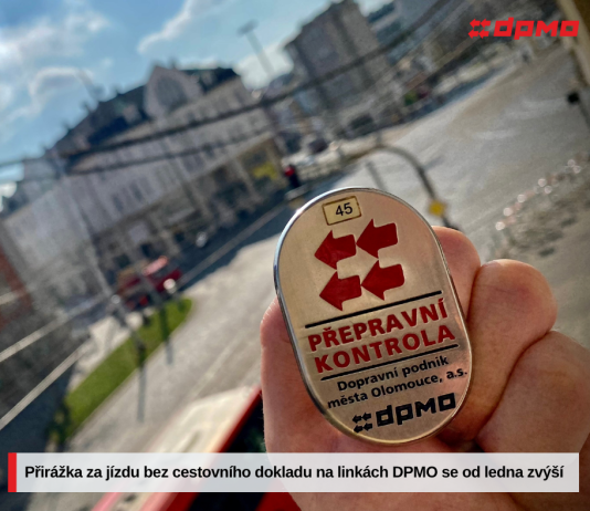 Přirážka za jízdu bez cestovního dokladu na linkách DPMO se od ledna zvýší