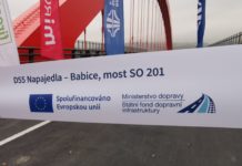 Ředitelství silnic a dálnic otevřelo nový most na D55 u Napajedel