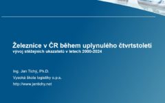 VŠLG prezentovala o Vývoji železnice v ČR v letech 2000-2024