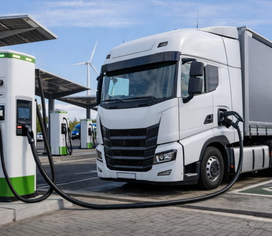 Vybudování a provoz dobíjecího parku pro těžká elektrická vozidla – odpočívka D1 Osek nad Bečvou vlevo