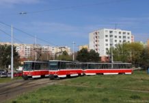 Tramvajová smyčka Ečerova prošla kompletní modernizací, aby tudy mohly tramvaje pokračovat po nové trati na Kamechy
