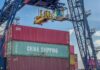 Contship převezme Tarros a posílí koridory mezi Evropou a Afrikou Kontejnerová loď u překladišťních jeřábů v námořním terminálu