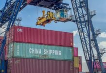 Contship převezme Tarros a posílí koridory mezi Evropou a Afrikou Kontejnerová loď u překladišťních jeřábů v námořním terminálu
