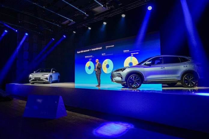 uvedení nové automobilové značky BYD